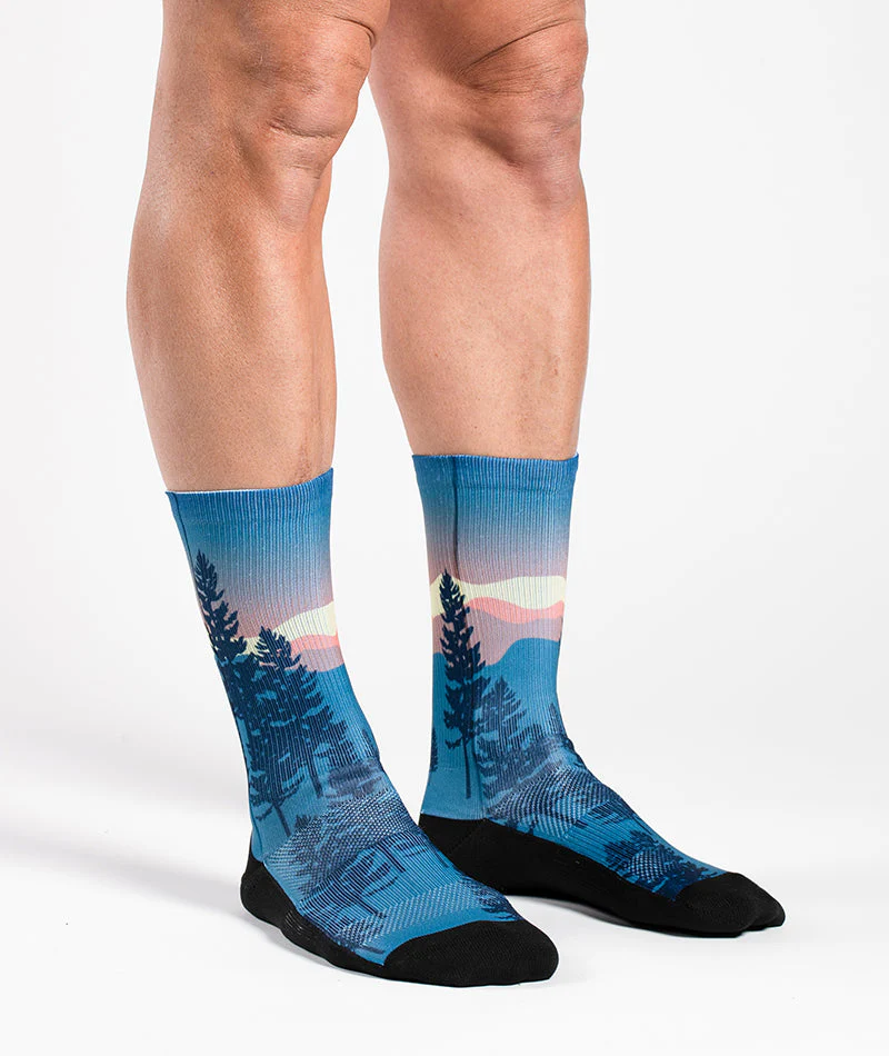 Bright Night Athletic Crew Socks - Image 4