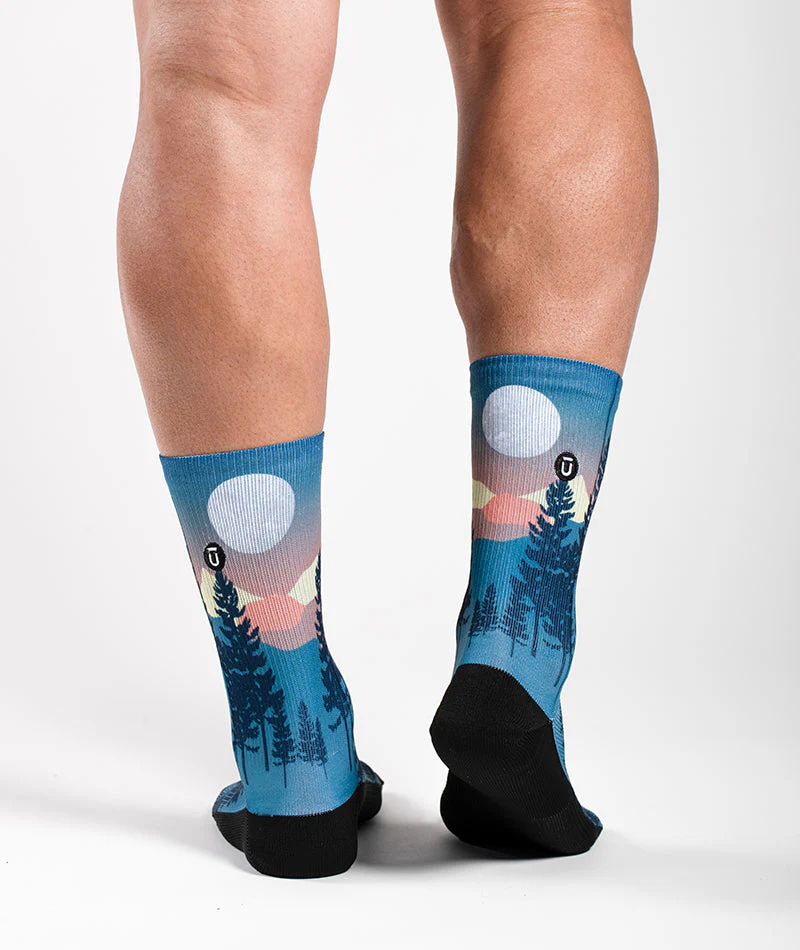 Bright Night Athletic Crew Socks - Image 6