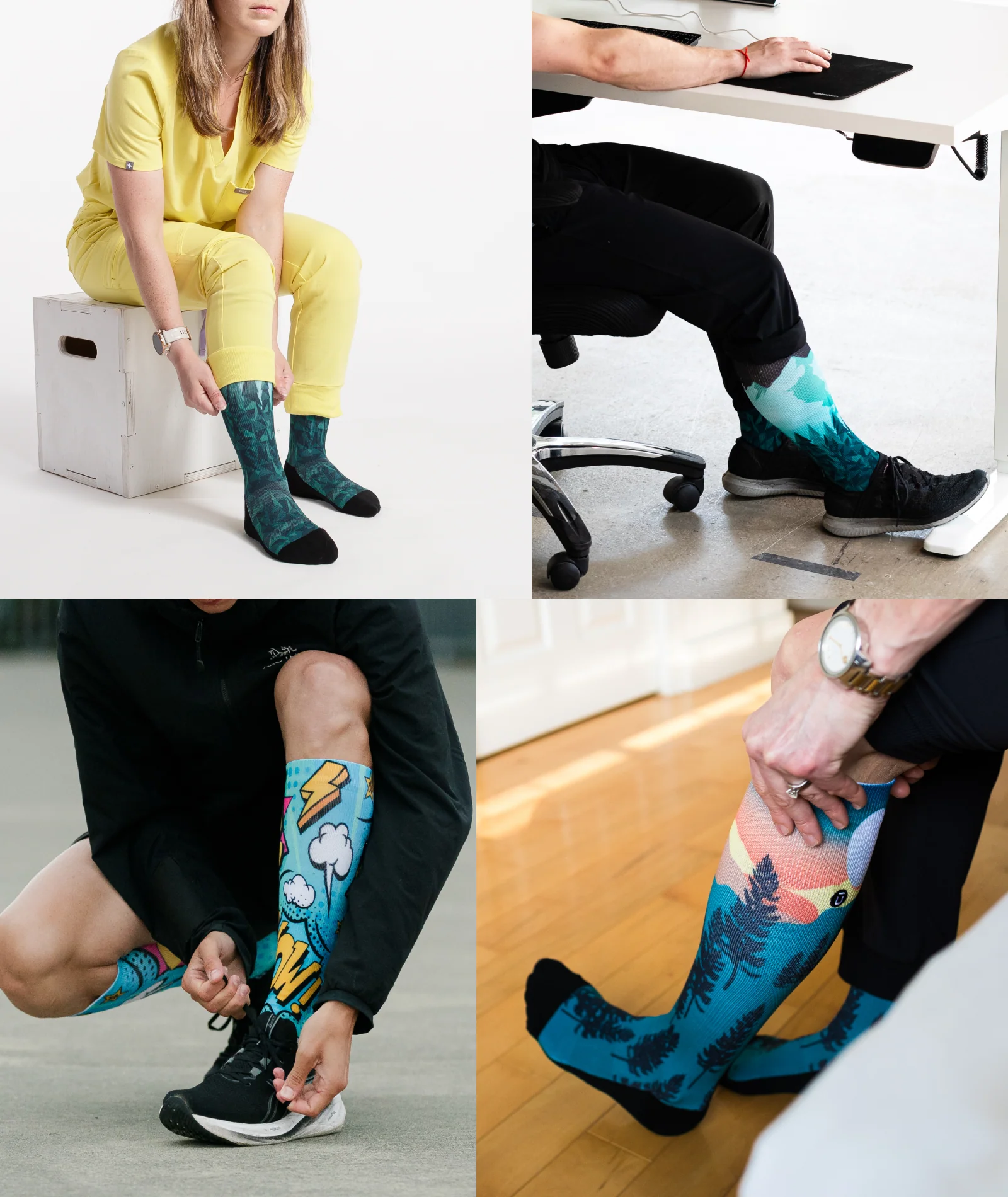 Evergreen Athletic Knee High Compression Socks - Image 7