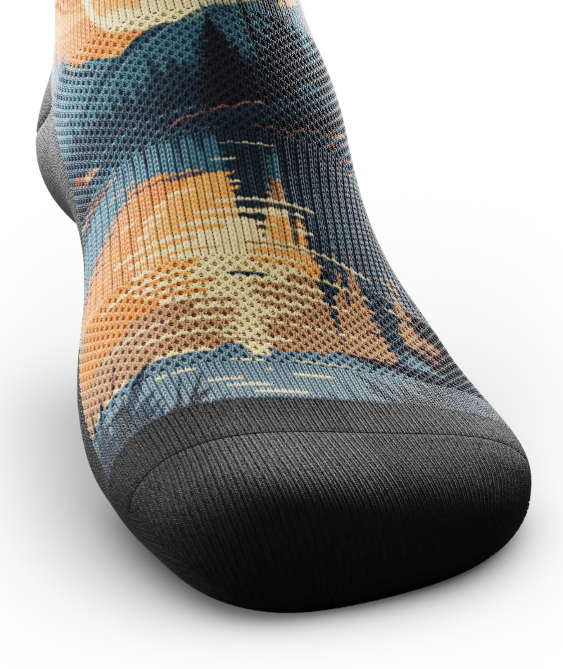 Fiery Night Athletic Knee High Compression Socks - Image 6