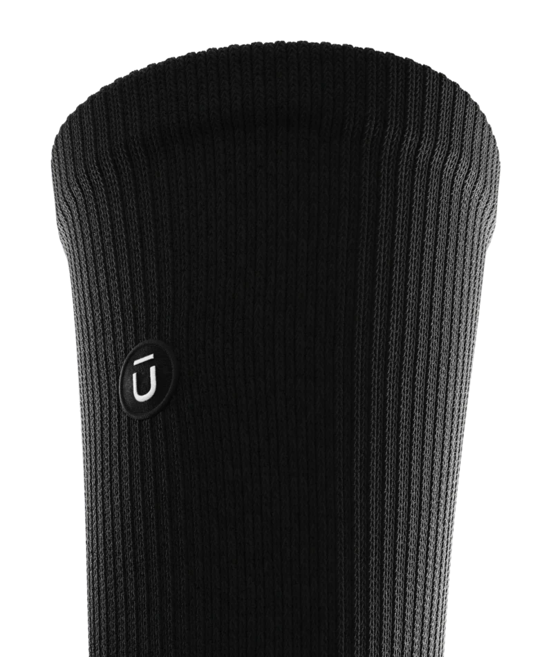 Flagship Black Athletic Crew Socks - Image 8