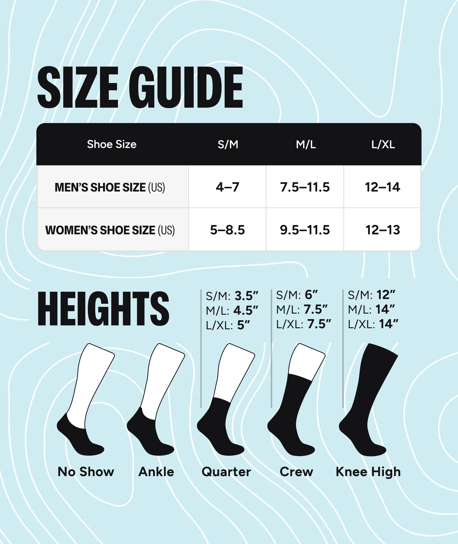 Flagship Black Athletic Knee High Compression Socks 3-Pack - Image 6