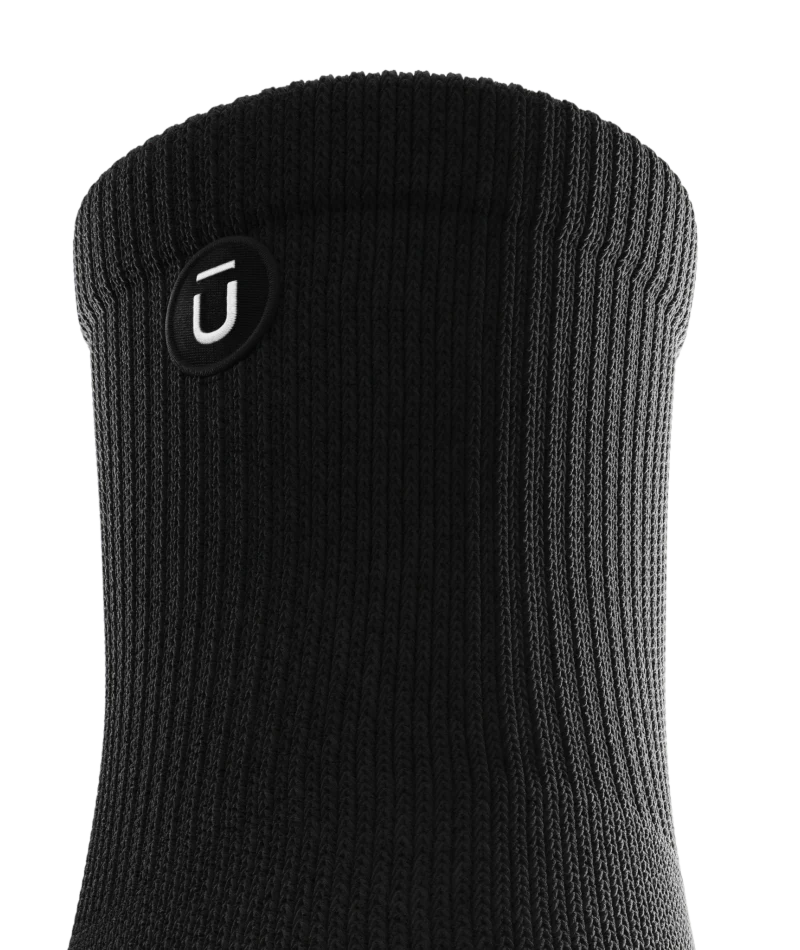 Flagship Black Athletic Quarter Socks - Image 8