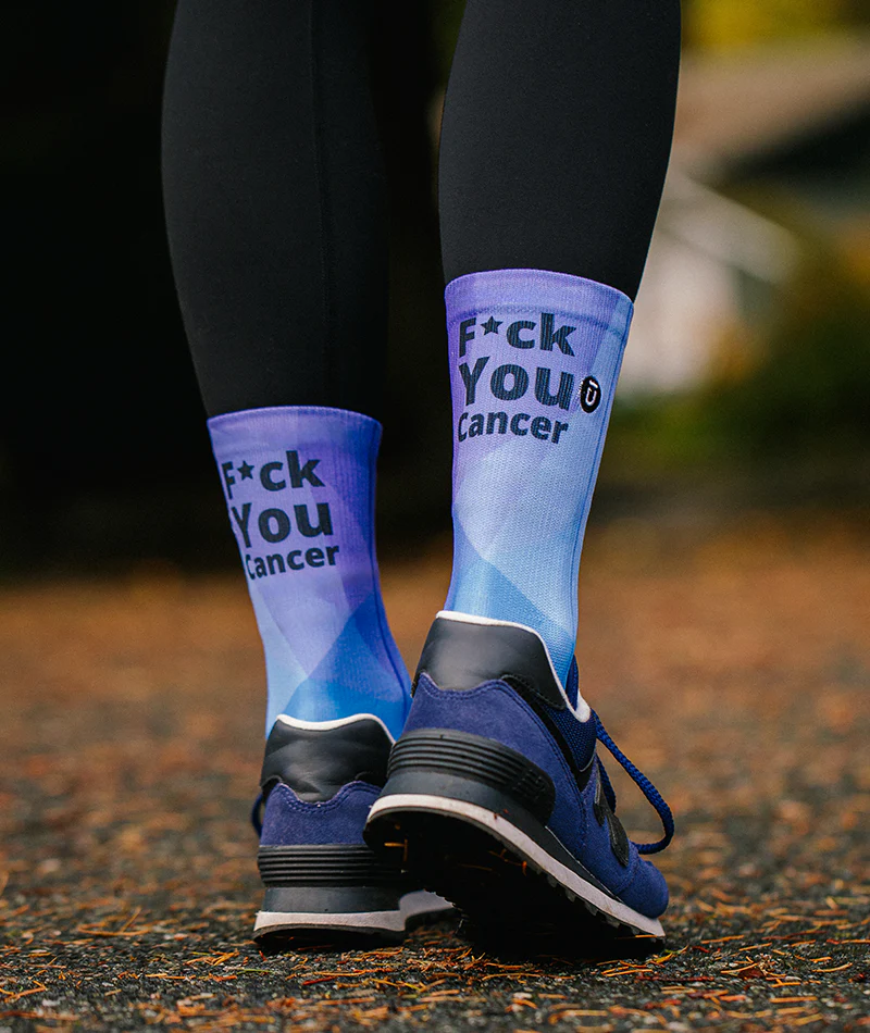 FU Cancer Athletic Crew Socks - Image 3