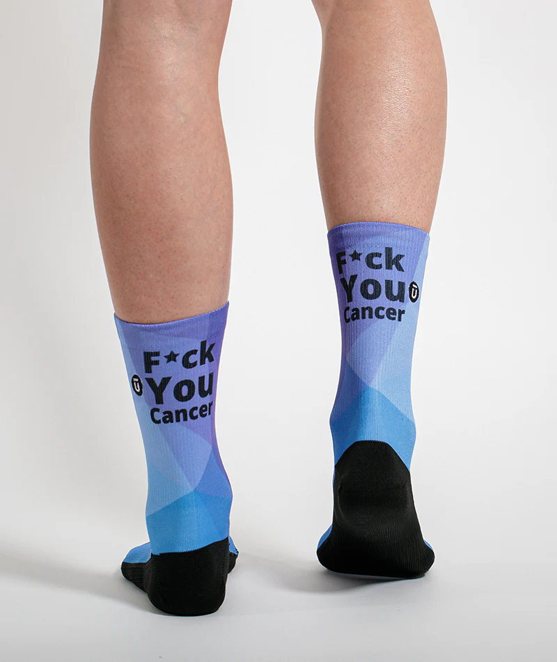 FU Cancer Athletic Crew Socks - Image 8