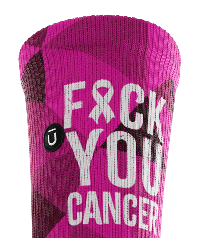 FU Breast Cancer Athletic Crew Socks - Image 6