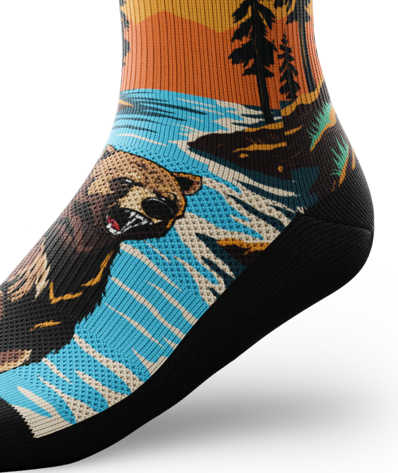 Grizzly Bear Athletic Crew Socks - Image 4