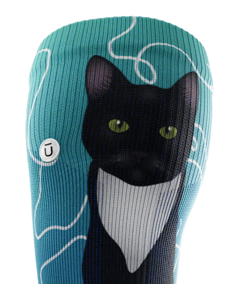 Kitten Around Athletic Knee High Compression Socks - Image 10