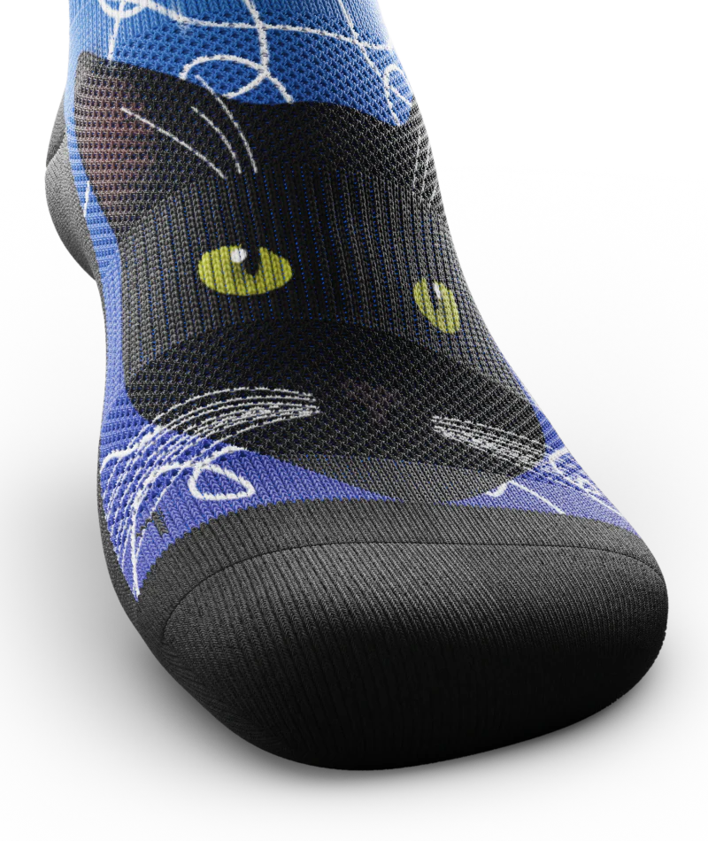 Kitten Around Athletic Knee High Compression Socks - Image 6