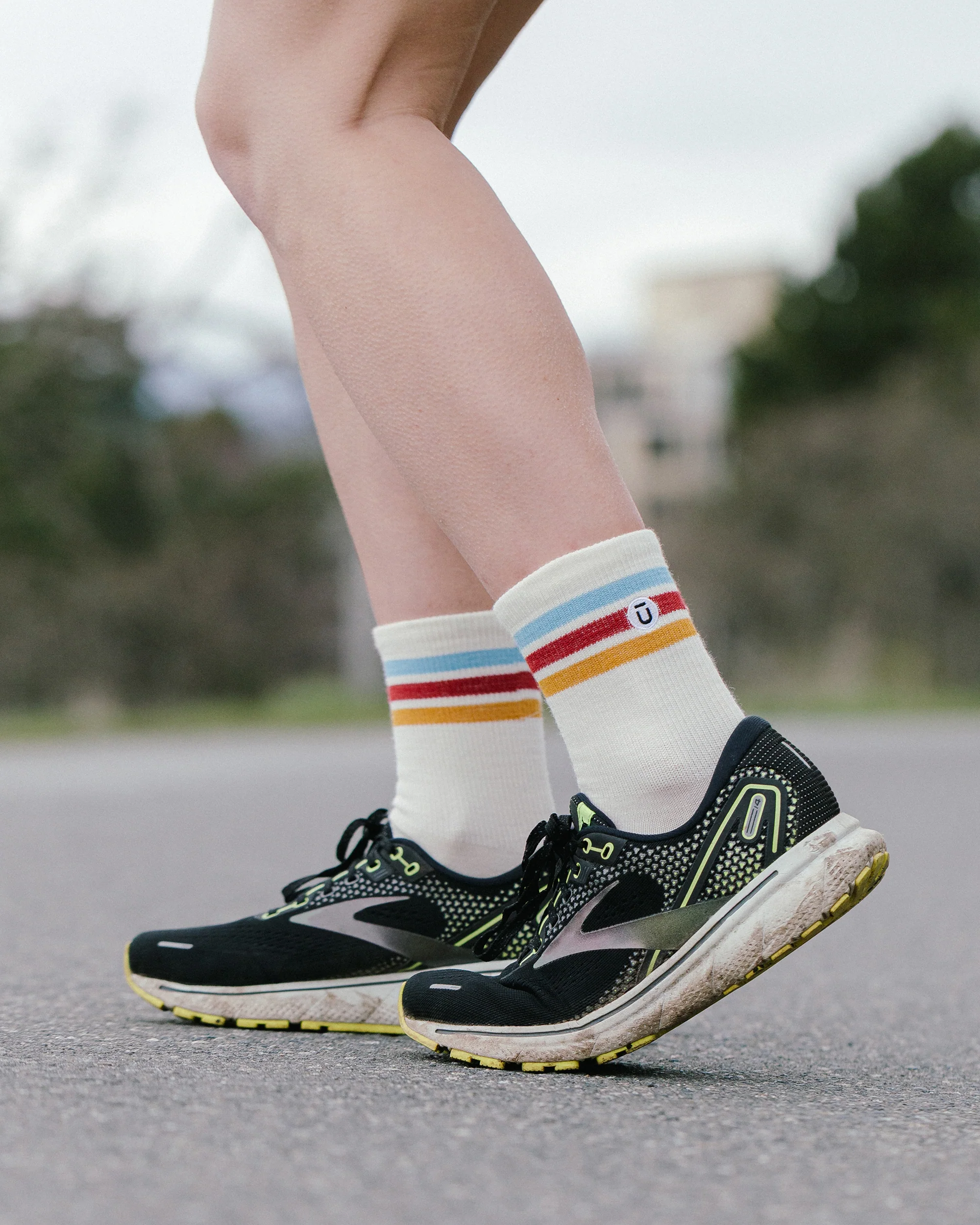 Moonstone Merino Wool Lite Crew Socks - Image 9