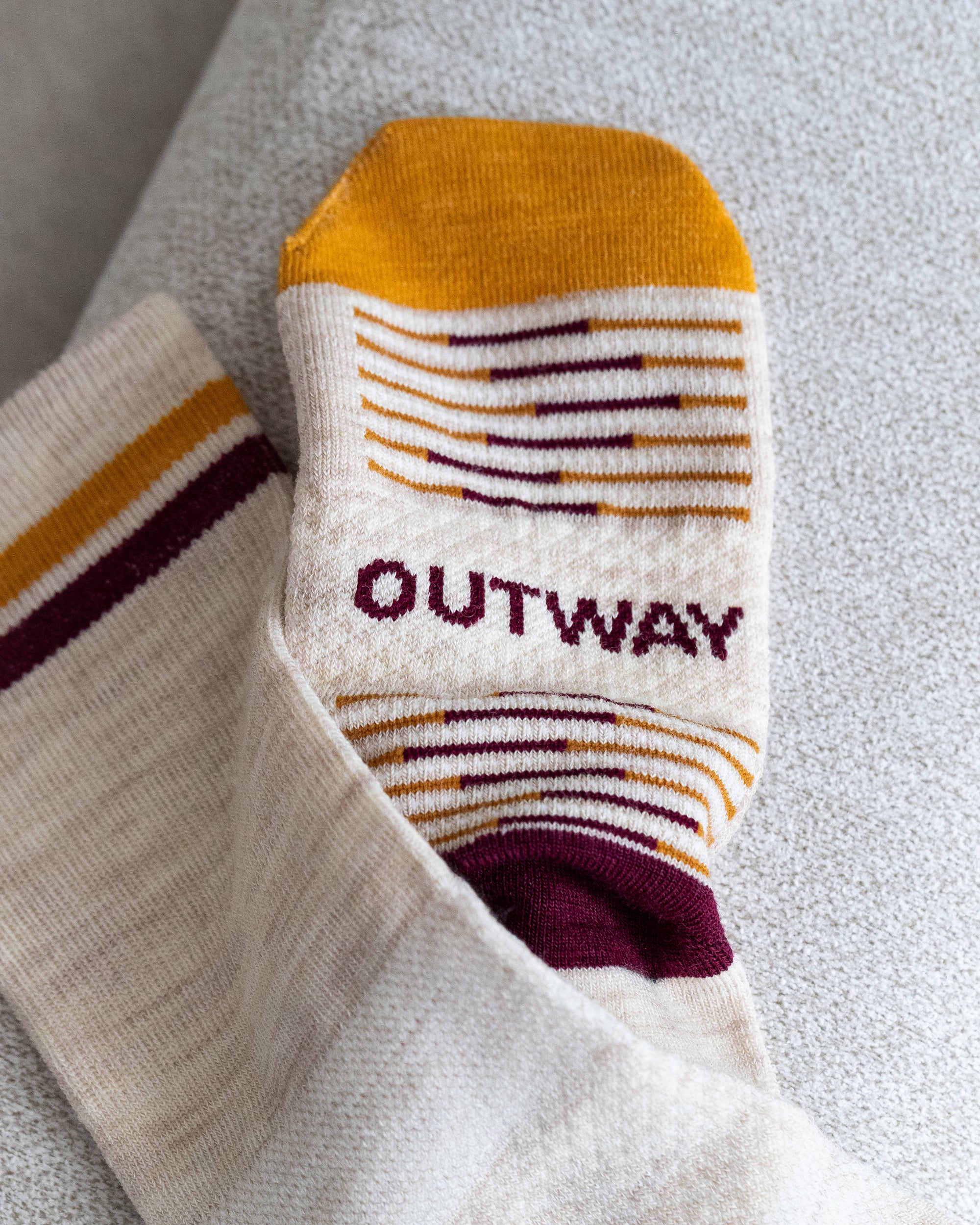 Sand Merino Wool Lite Crew Socks - Image 4