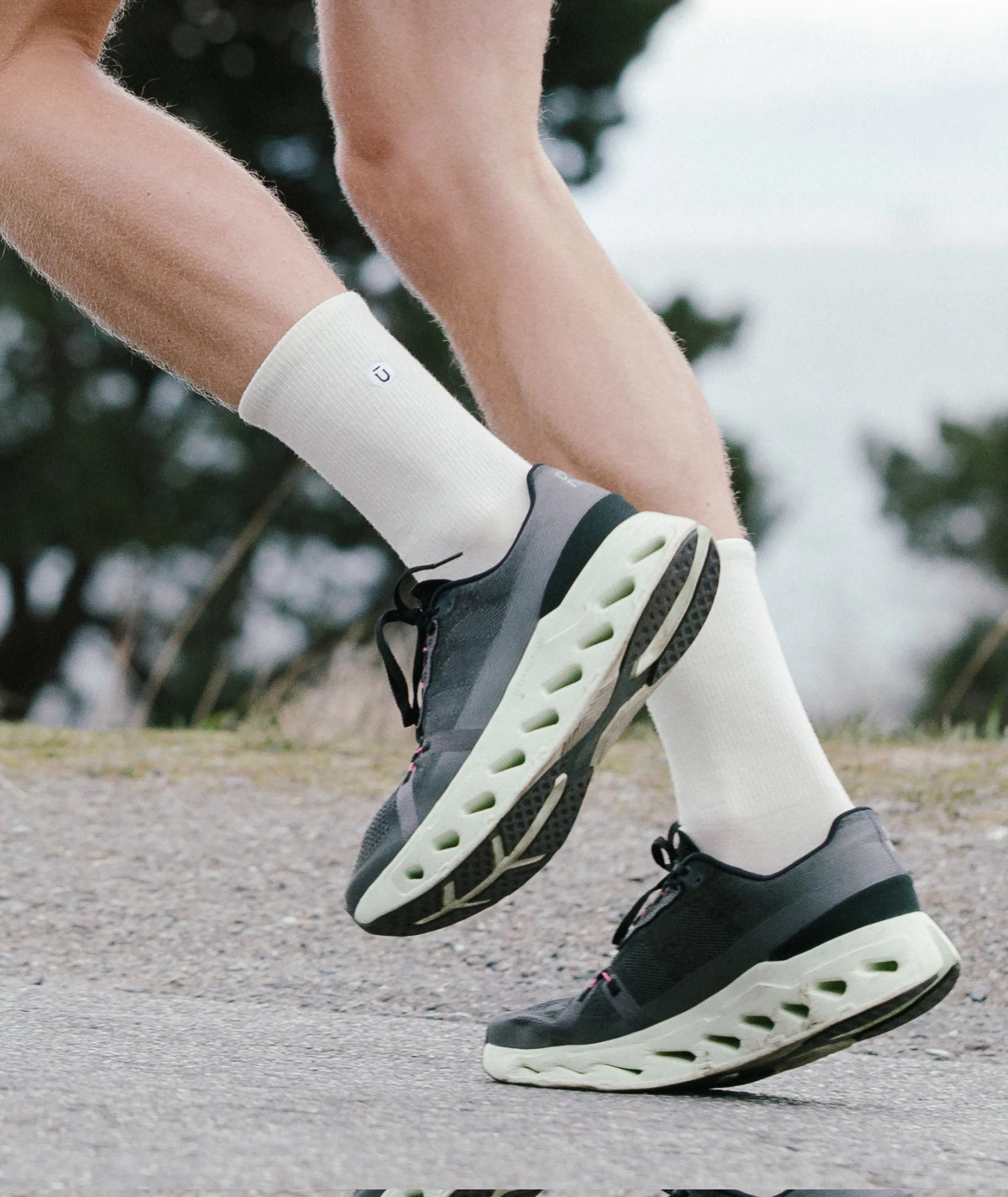 Flagship Off White Merino Wool Lite Crew Socks 3-Pack - Image 7