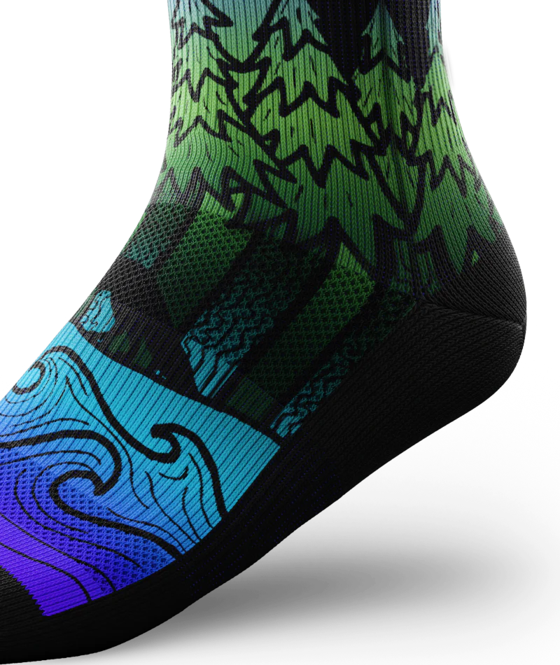 Night Time Bliss Athletic Crew Socks - Image 7