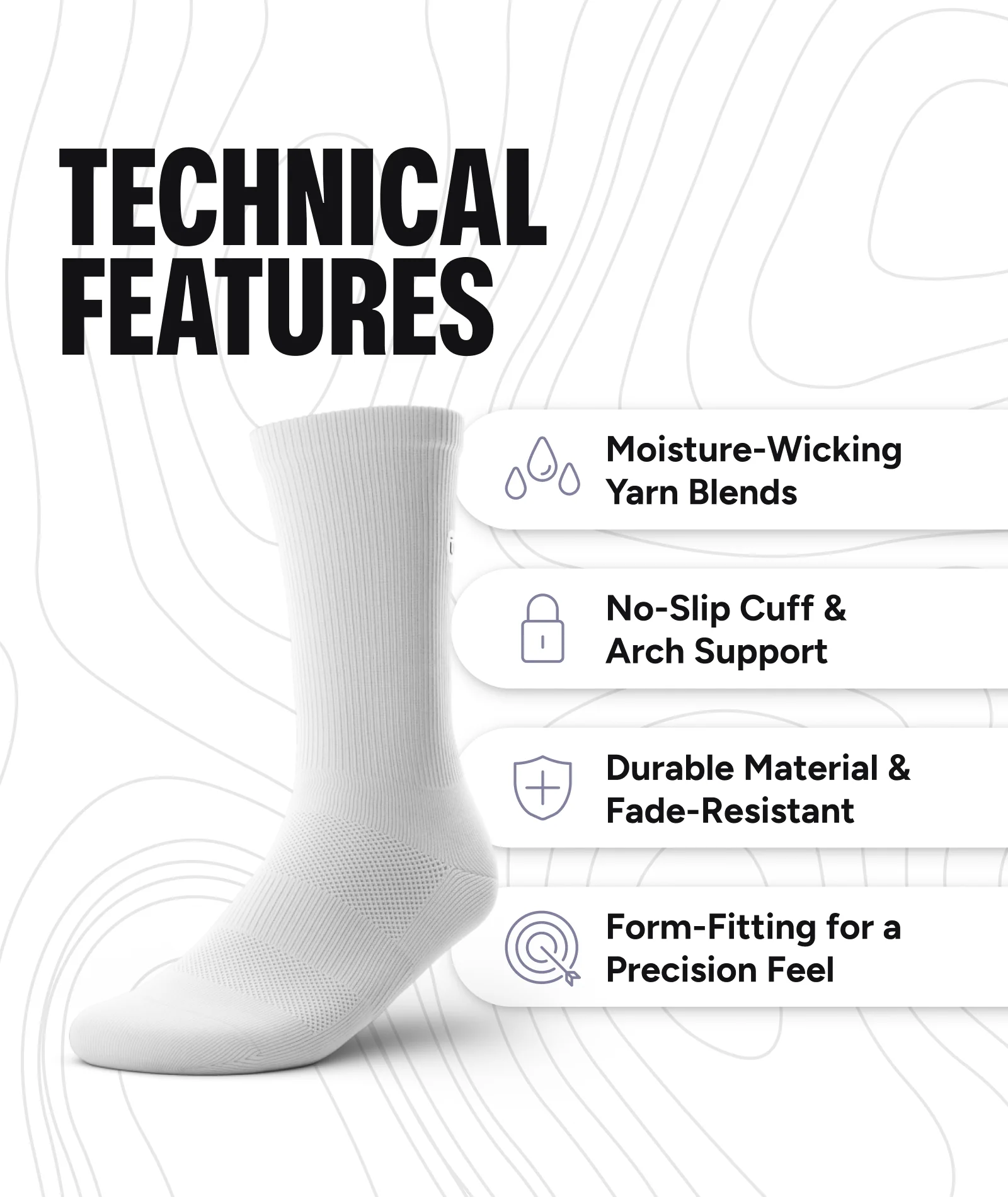 Prehistoric Athletic Crew Socks - Image 5