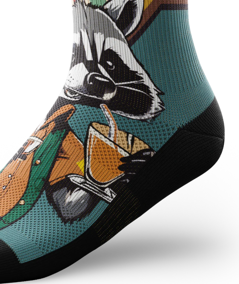 Racuccino Athletic Knee High Compression Socks - Image 8