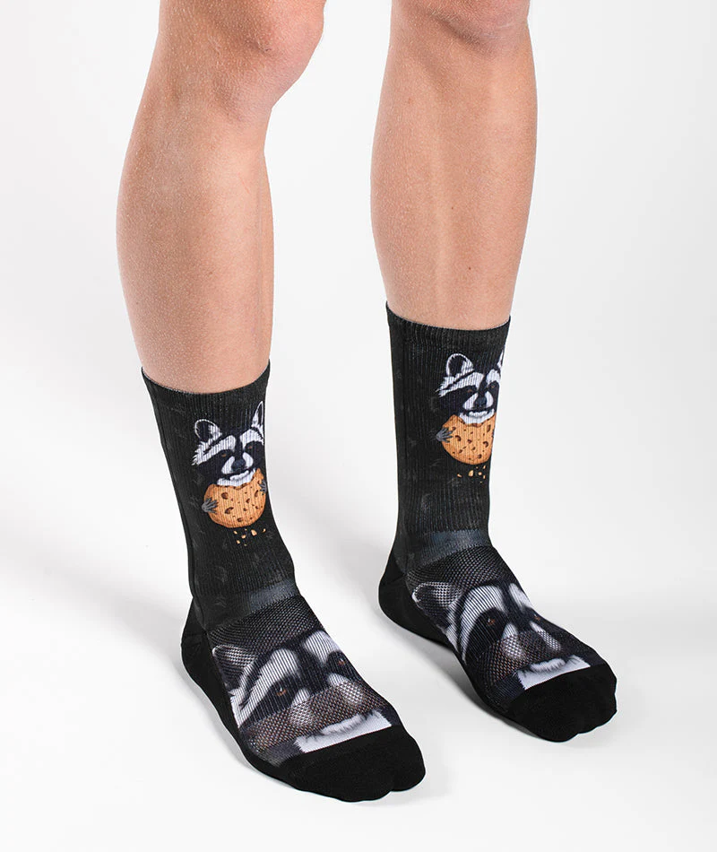 Rad Raccoon Athletic Crew Socks - Image 4