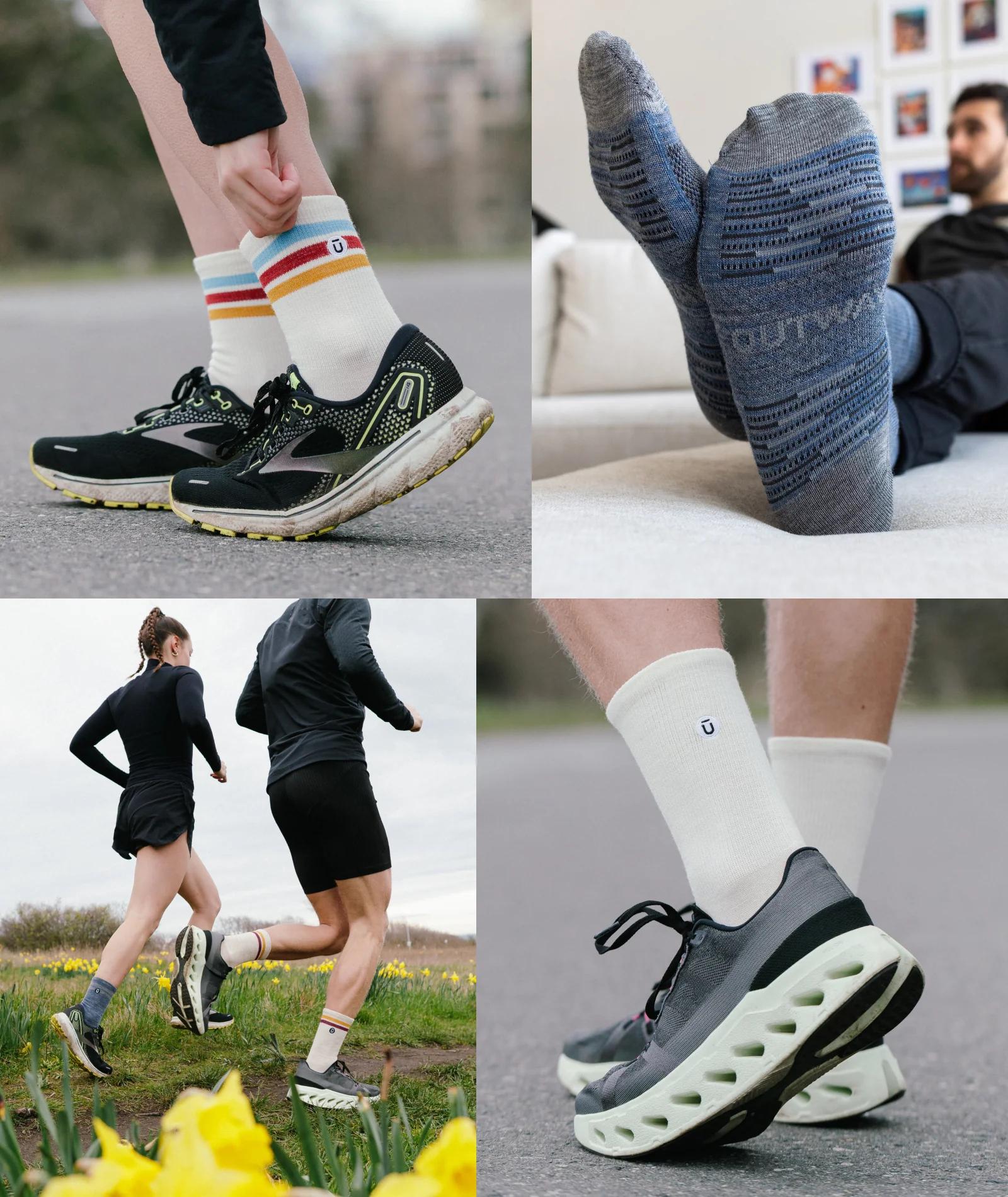 Roam Merino Wool Lite Crew Socks 3-Pack - Image 4