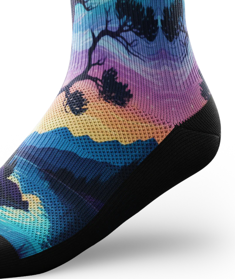Star Gazer AthleticKnee High Compression Socks - Image 7