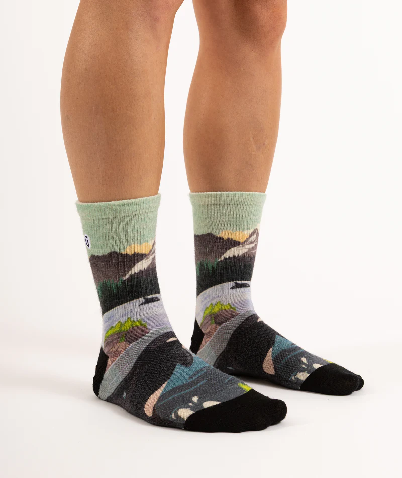 Vancouver Merino Wool Lite Crew Socks - Image 3